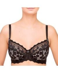 TRUEDAMES - Delicate Lace Full Coverage Bra - Lyst