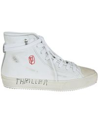 PALY - High-Top Leather Sneakers With Ankle-Wrap Laces - Lyst