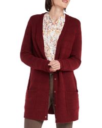 NYDJ - Everyday Ribbed Trim Manmade Cardigan Sweater - Lyst