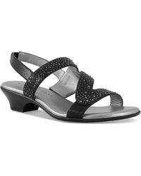 Karen Scott - Elinnaa Embellished Slingback Wedge Sandals - Lyst