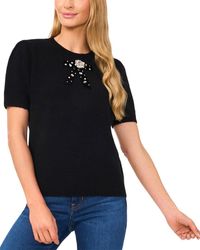 Cece - Ribbon Trim Sweater - Lyst