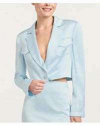 Cinq À Sept - Satin Ida Jacket - Lyst