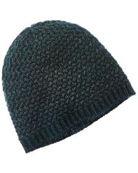 Sofiacashmere - Lurex Lattice Stitch Cashmere-blend Hat - Lyst