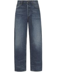 Agolde - Wide-Leg Denim Trousers With Vintage Wash - Lyst