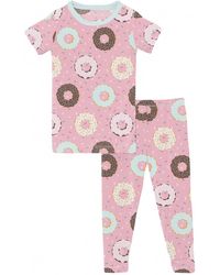 KICKEE - Baby Girl's Short Sleeve Pajama Set - Lyst