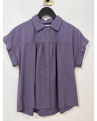 Eesome - Button Down Blouse - Lyst