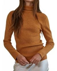 By Together - Knit Sweater Turtle Neck Top - Lyst
