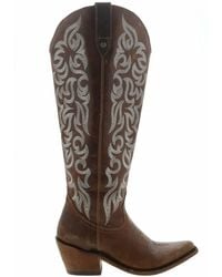 Liberty Black - Wide Calf Suede Boot - Lyst
