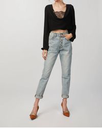 Cami NYC - Agnes Lace-Paneled Silk Blouse - Lyst