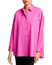 Theory - Collared Oversized Button-down Top - Lyst