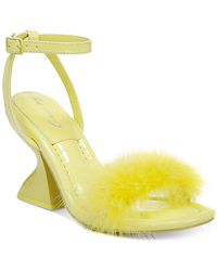 Circus by Sam Edelman - Brenna Ankle Strap Feather Heels - Lyst