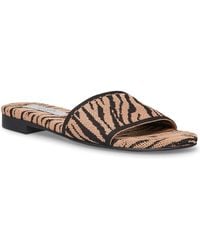 Steven New York - Saffira Knit Padded Insole Flat Sandals - Lyst