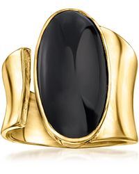 Ross-Simons - Onyx Wrap Ring - Lyst