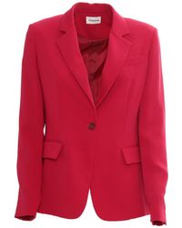 P.A.R.O.S.H. - Tailored Single-Breasted Blazer With Notch Lapel - Lyst