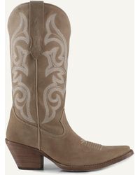 Buck & Brana - Tessa Leather Cowgirl Boots - Lyst