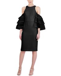 BCBGMAXAZRIA - Cold Shoulder Knee-length Cocktail And Party Dress - Lyst