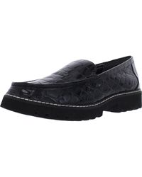 Donald J Pliner - Hope 66 Patent Leather Embossed Loafer Heels - Lyst