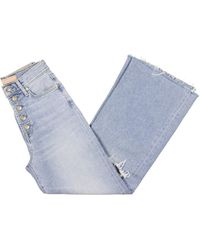 7 For All Mankind - Jo Ultra High Rise Destroyed Cropped Jeans - Lyst