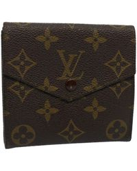 Louis Vuitton - Porte-monnaie Canvas Wallet (pre-owned) - Lyst