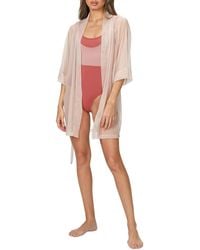 Beth Richards - Mesh Kimono - Lyst