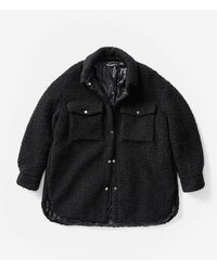 Holden - W Padded Wool Sherpa Jacket - Lyst