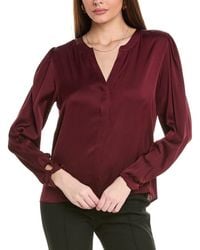 BOSS - Biralana Silk-Blend Blouse - Lyst