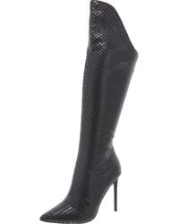 Steve Madden - Va Boom Scaly Textured Mid-Calf Boots - Lyst