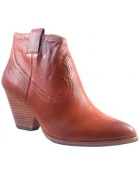 Frye - Reina Leather Ankle Boots - Lyst