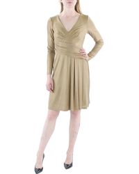 Lauren by Ralph Lauren - Shimmer Party Cocktail And Party Dress - Lyst