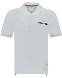 Thom Browne - Patch Pocket Polo Shirt - Lyst