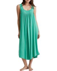 Papinelle - Pleated Maxi Modal Knit Nightgown - Lyst