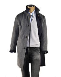 Kiton - Kired By Peak Cashmere Reversible Overcoat - Lyst