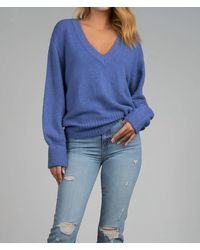 Elan - Long Sleeve V-neck Sweater - Lyst