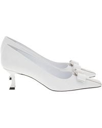 Ferragamo - Siwar 60 Vara Bow Nappa Pumps - Lyst