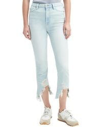 7 For All Mankind - Luxe Vintage Distressed Denim Bootcut Jeans - Lyst