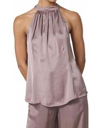 LUSANA - Piper Halter Top - Lyst