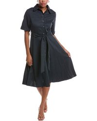 Estellina - Solid Midi Dress - Lyst