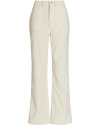 RE/DONE - 70S Pocket Loose Flare Pants Corduroy - Lyst