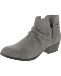 Esprit - Tayla Faux Suede Pull On Booties - Lyst