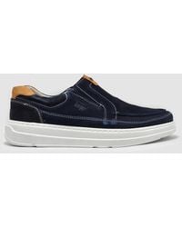 KCR Group - Casual Slip-On Leather Shoes - Lyst