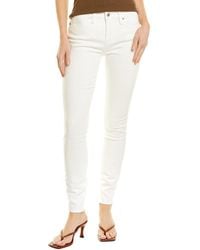 White Skinny jeans for Women | Lyst