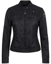 Blauer - Polyamide Biker Jacket - Lyst