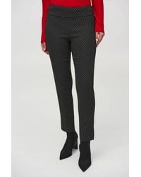 Joseph Ribkoff - Abstract Print Pull On Slim Ankle Pant - Lyst