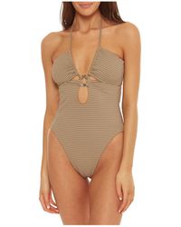 Isabella Rose - Cut-out Nylon One-piece Swimsuit - Lyst
