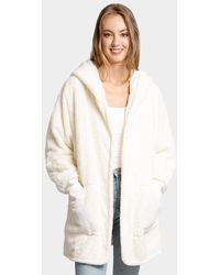 TRUEDAMES - Front Pockets Oversized Solid Hoodie Jacket - Lyst