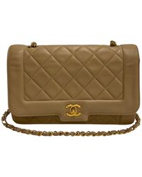 Chanel - Diana Leather Shoulder Bag (pre-owned) - Lyst