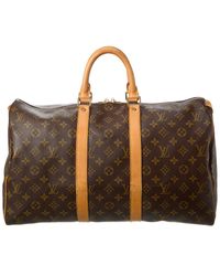 Louis Vuitton - Damier Ebene Canvas Keepall 45 (authentic Pre-owned) - Lyst