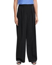 Theory - Pleat Wool-blend Pant - Lyst
