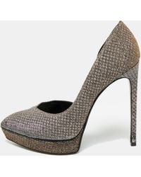Saint Laurent Saint Laurent Leather Janis D'Orsay Pumps Size 39 in ...