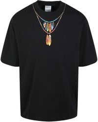 Marcelo Burlon - Feathers Necklace T-shirt - Lyst